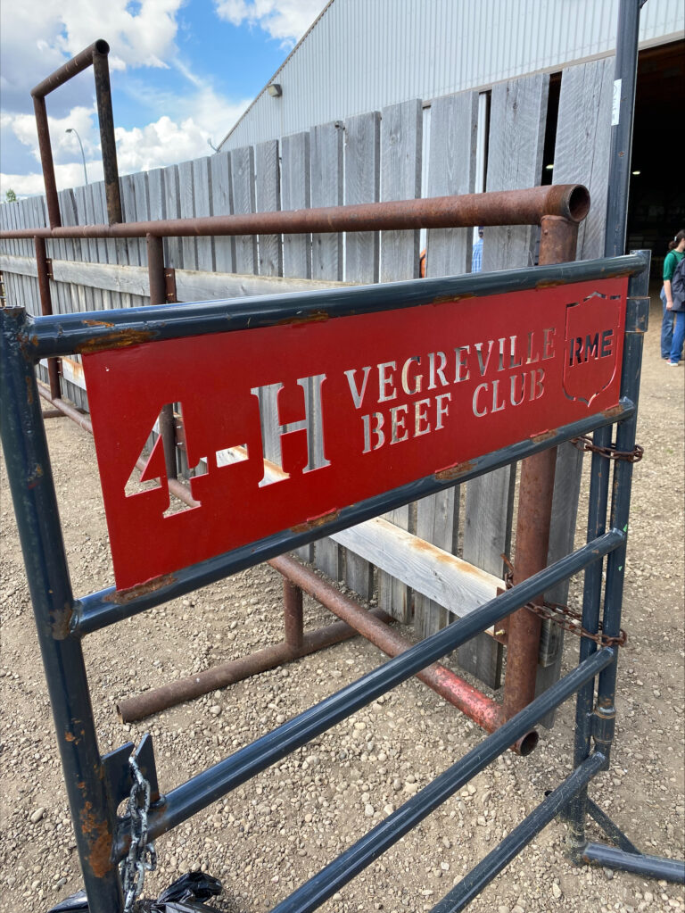 Vegreville 4-H Beef Club Show And Sale Results