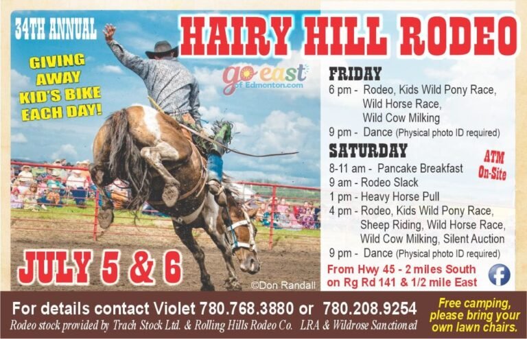 Hairy Hill Rodeo On July 5-6